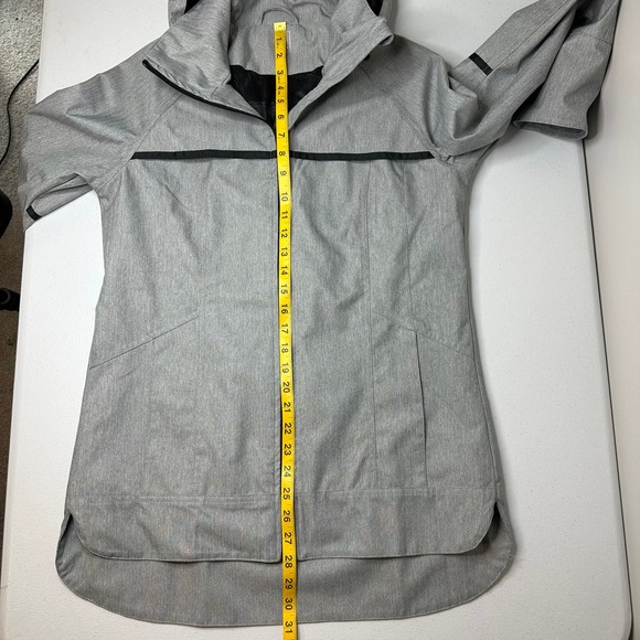 Mondetta Gray Hooded Full Zip Light Weight Jacket Womens Size Small S Spring - Picture 12 of 12